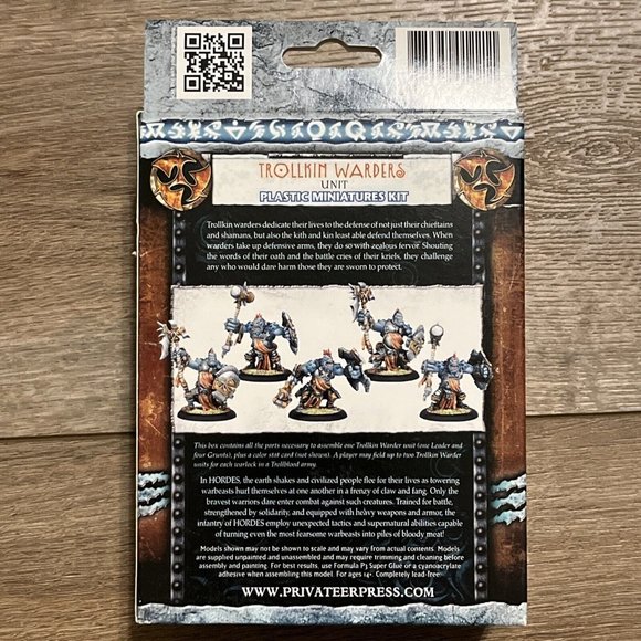Hordes Trollbloods Trollkin Wanders Plastic Miniature Kit 71074 Privateer Press - Picture 4 of 7